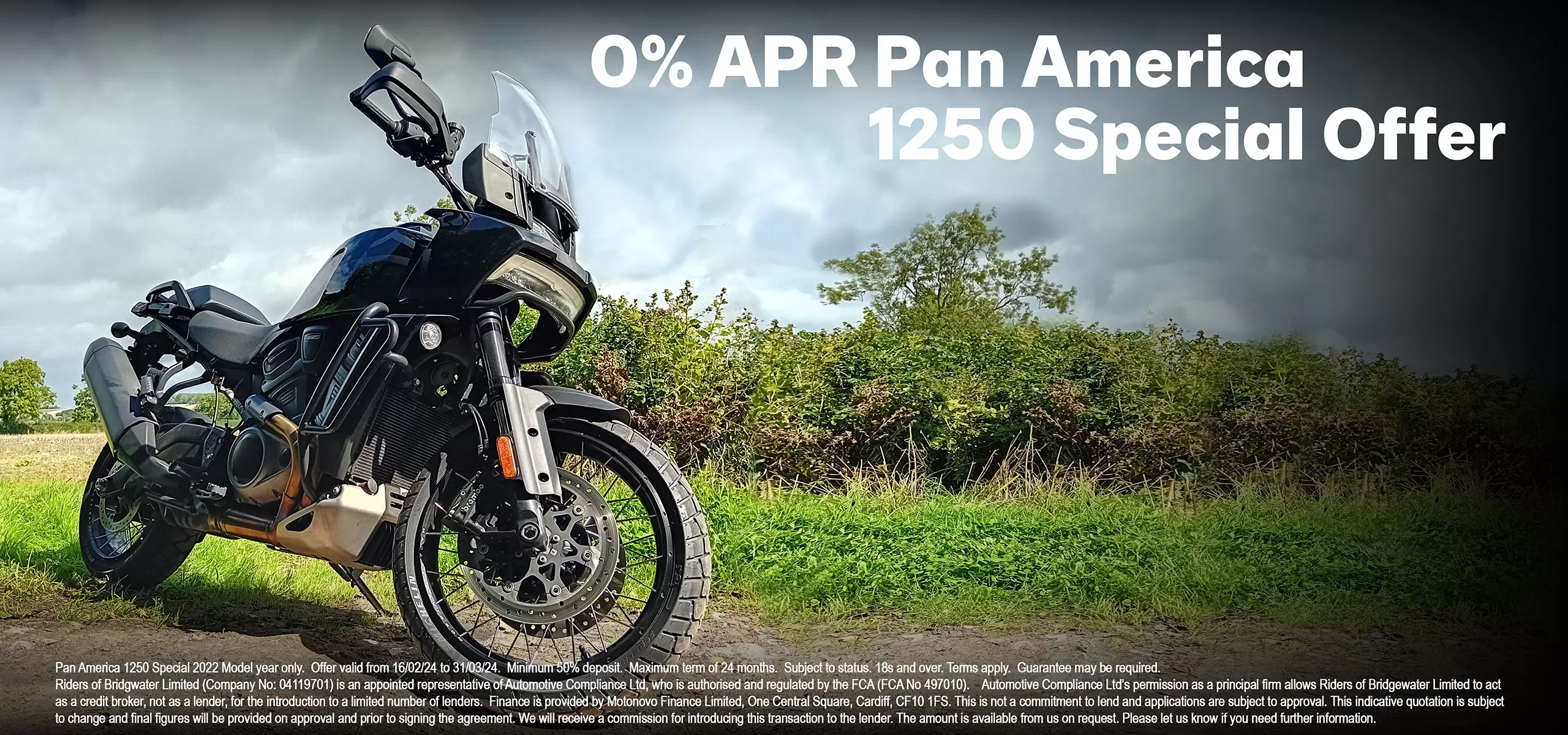 0% On Pan America 1250 Special Offer